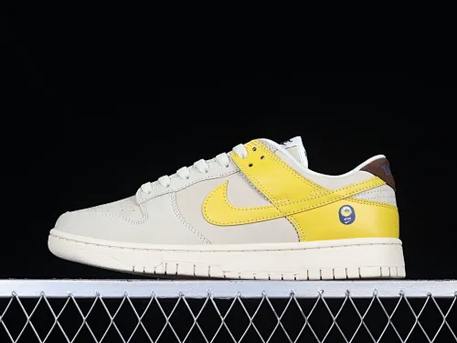 All Categories Nk SB Dunk Series Nk SB Dunk Low low-top sneakers Nk Dunk Low "Banana" banana color SB smashed backboard fashion casual sneakers DR5487-100